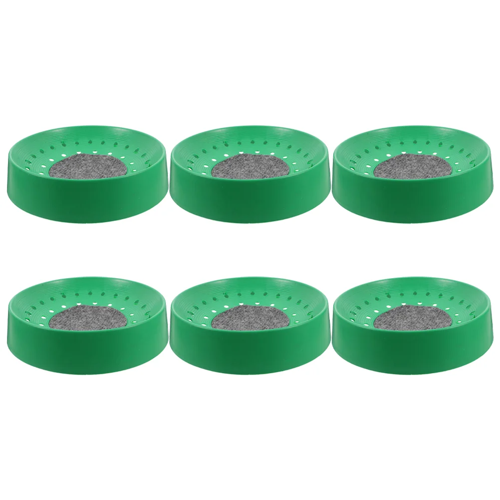 

6 Pcs Pigeonhole Bowl Bird Nest Nesting Bowls Bed The Bird's Artificial Rattan Nests Plastic Breeding Abs