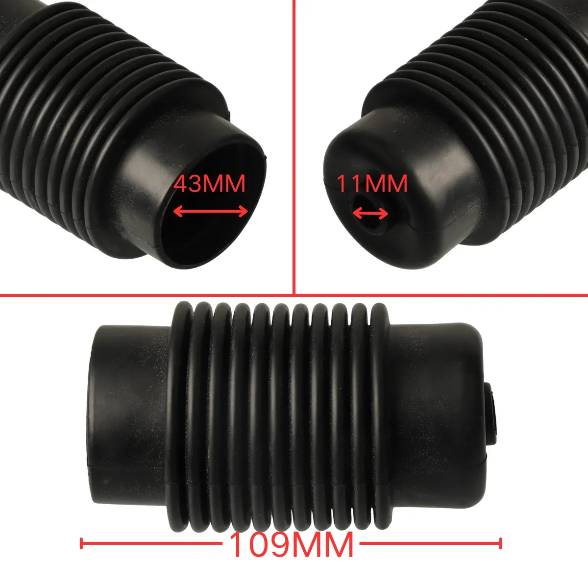 Zahnstangen- und Ritzelbalg-Kit, Gummi-Zahnstangenabdeckung für Lenkgetriebe, Zahnstange und Ritzel, UTV, ATV, Buggy, Go-Kart, Golf, Fahrradteile