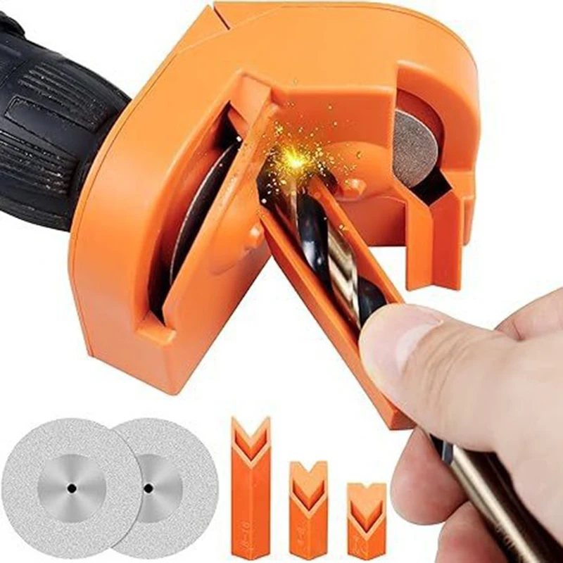 Multipurpose Drill Bit Grinding Sharpener ,Professional Electric Impact Sharpener Drill Bit ,Disposable Double-sided Polishing