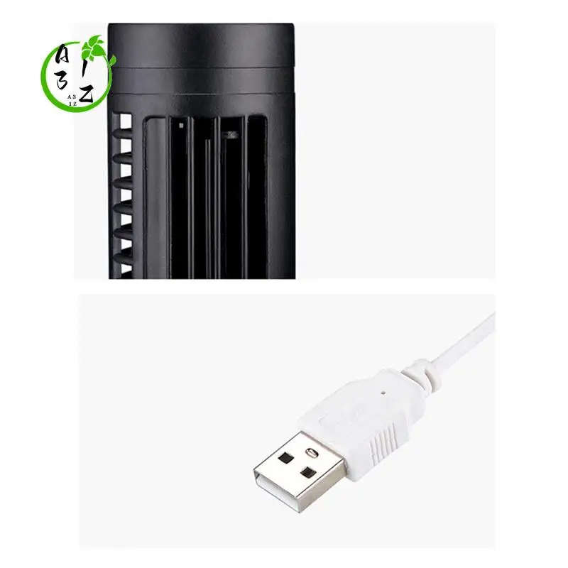 

A31Z-New USB Tower Fan Bladeless Fan Tower Electric Fan Mini Vertical Air Conditioner, Bladeless Standing Fan