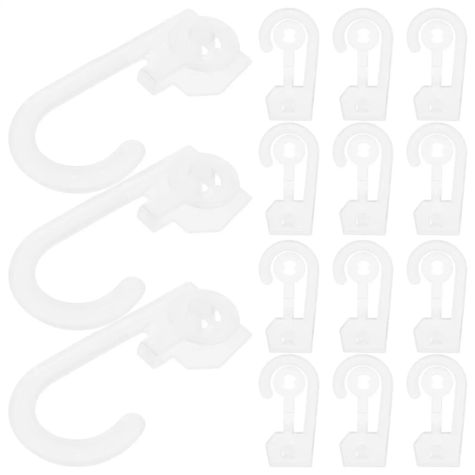 

100 Pcs Hooks for Bags Socks Pants Towels Plastic J Shaped Hangers Space Saving Solutions Underwear Display Rack Grocery Hook