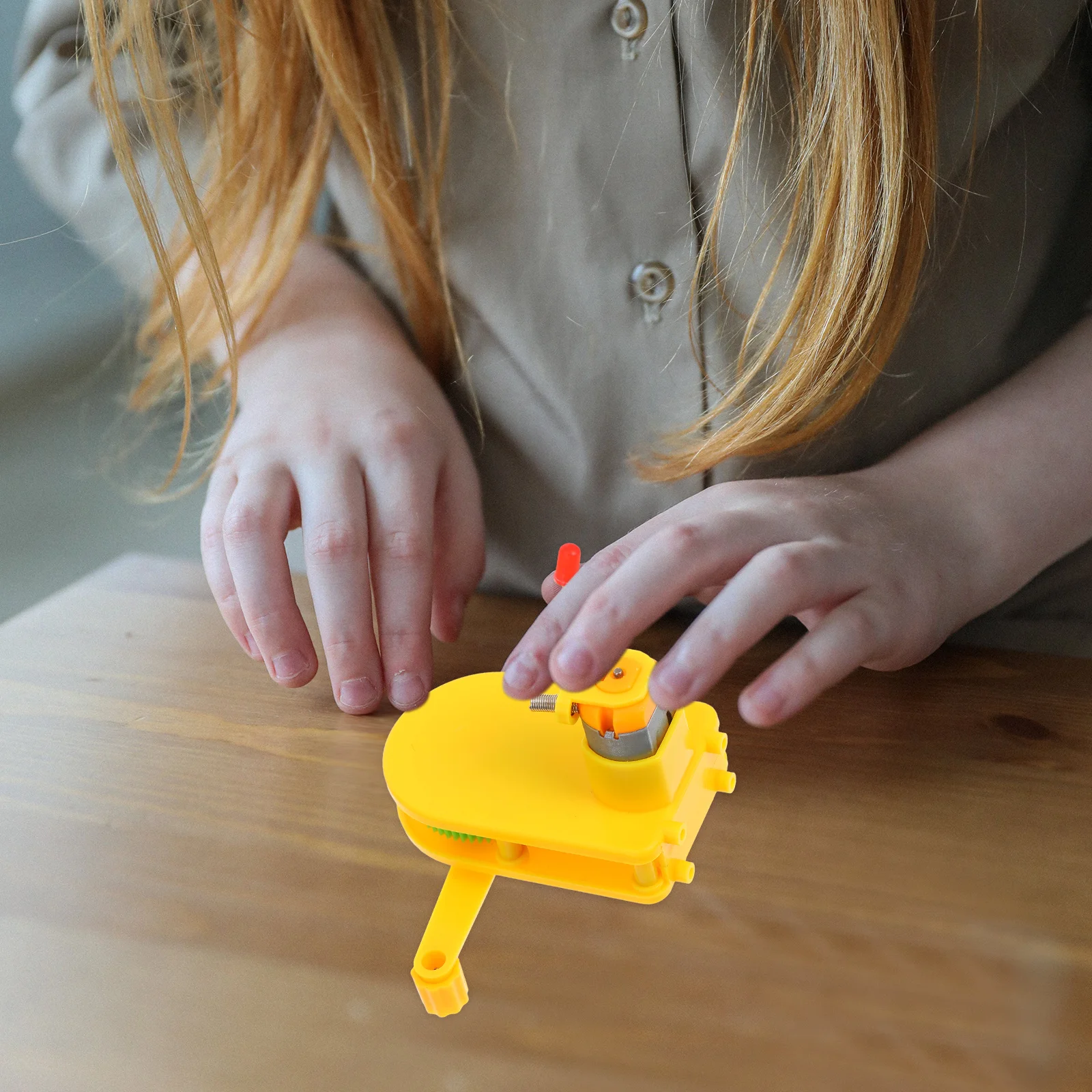 Paket Bahan Generator Tangan Mainan Tenaga Engkol Anak Listrik Berpenggerak Tembaga