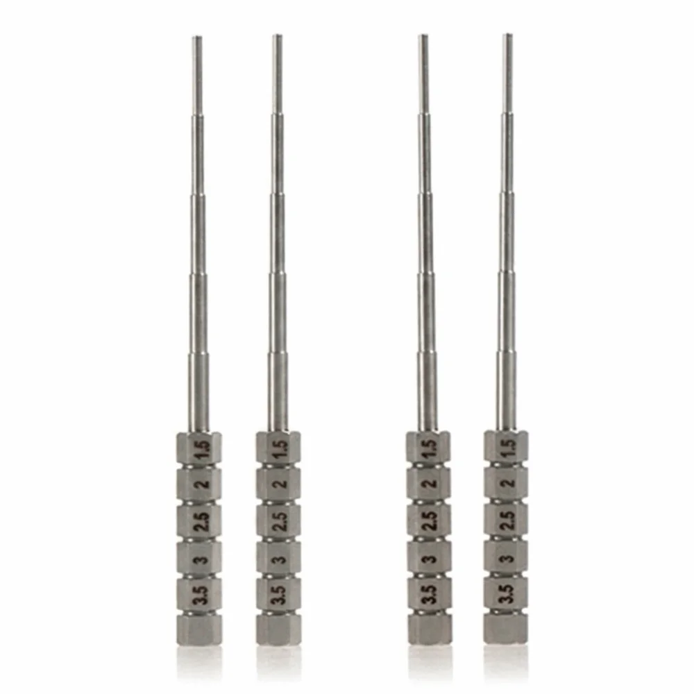 4pcs Stainless Steel Wire Wrapping Tool 1.5mm-3.5mm Multi Function Jump Ring Forming Tool Wire Looping Mandrel