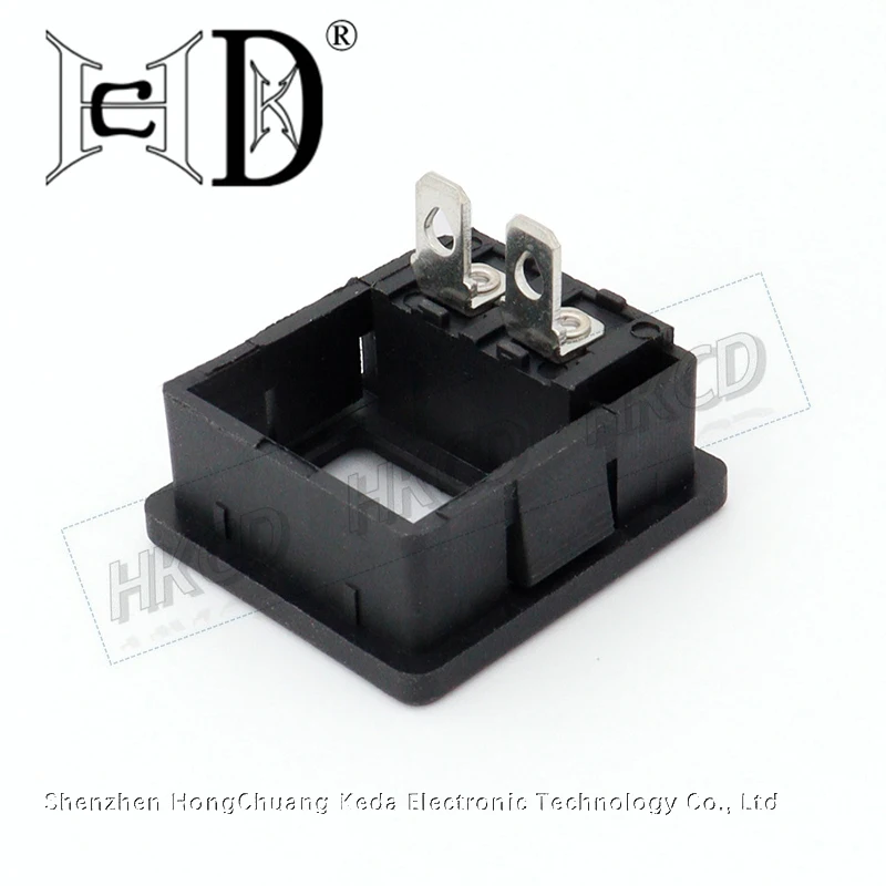 2pcs AC-08 power socket 8-shaped with switch card slot 2-in-1 AC socket 8-shaped tail socket 8-shaped buckle type