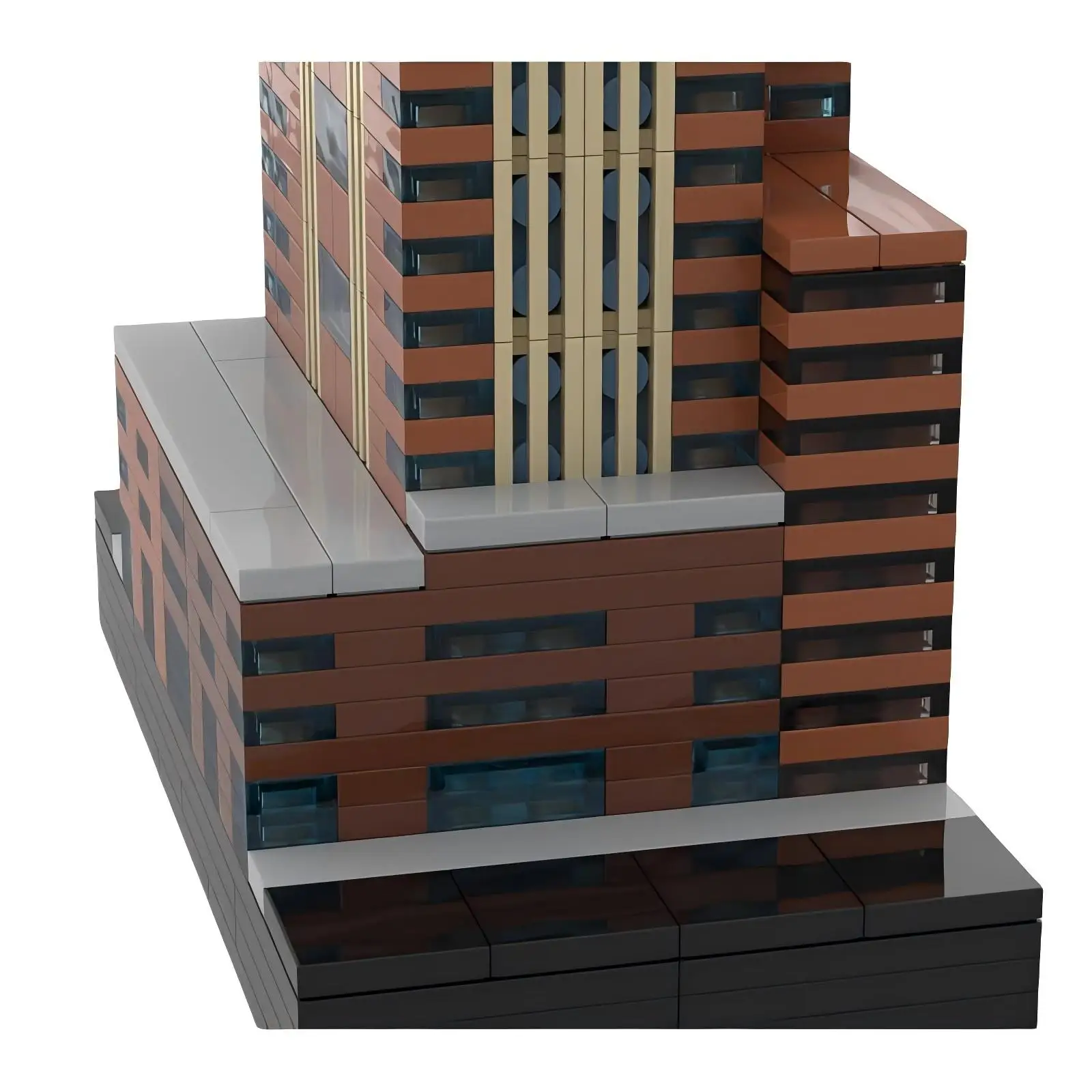 Creatividad ciudad punto de referencia arquitectura Carnegie Hall Tower escala 1:650 modelo de bloques de construcción chico juguete de montaje regalo de cumpleaños para adultos