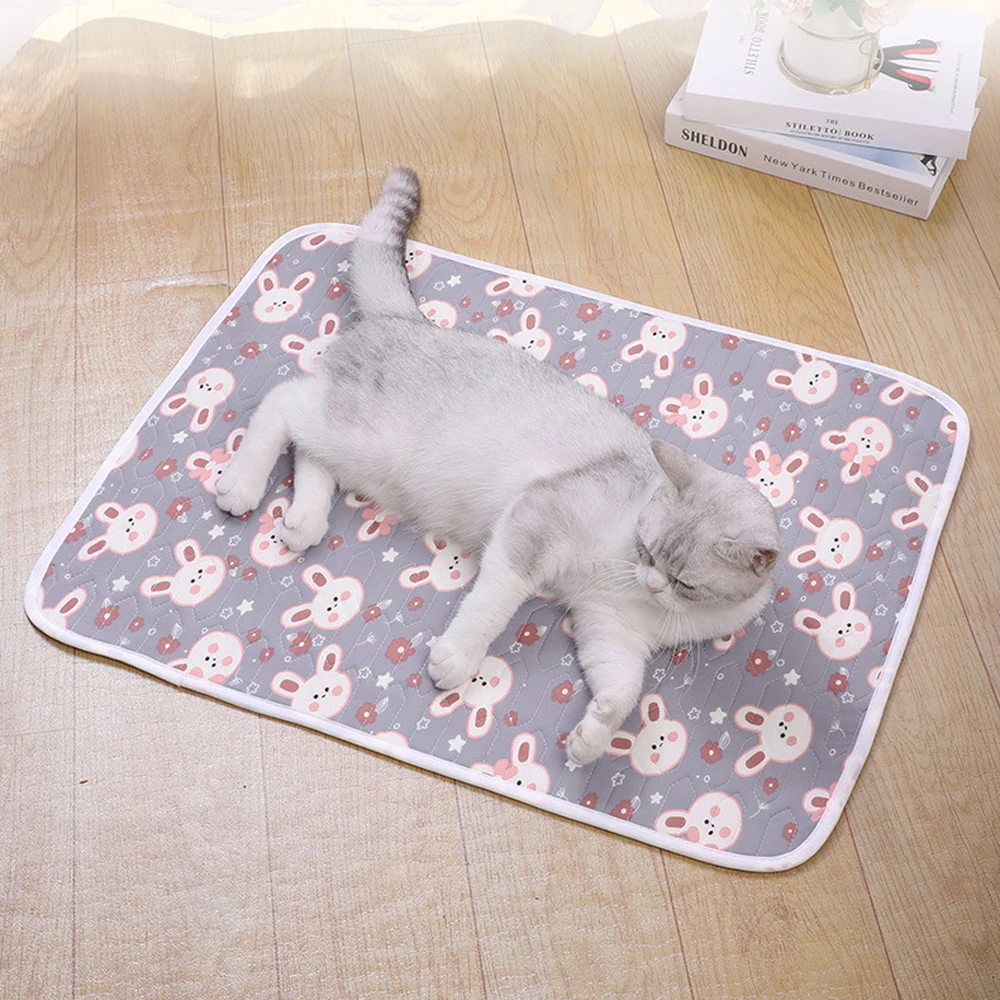 Pet Cooling Latex Mat Summer Dog Sleeping Pad Moisture Proof Cool Sleeping Mat For Cats