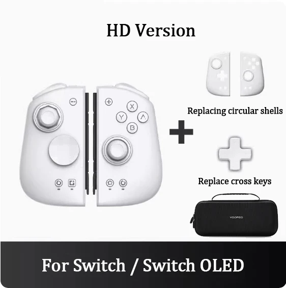 MOBAPAD M6s Gemini Bluetooth draadloze gamecontroller met detectiegjoystick Gamepad voor Nintendo Switch / Switch OLED