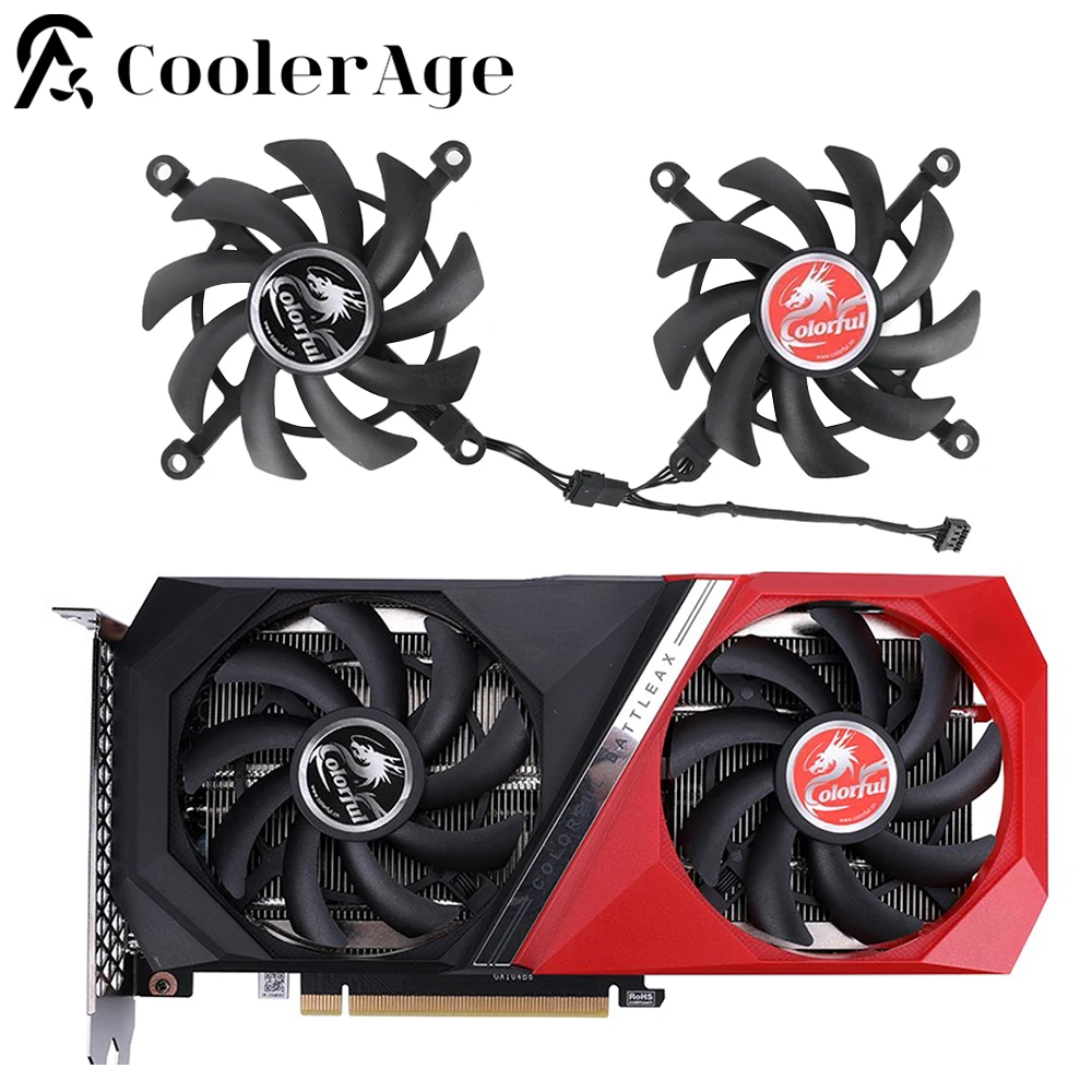 New 85MM Cooler Fan Replacement For Colorful GeForce RTX 3060 Ti RTX3060 NB DUO 12G V2 L-V Graphics Video Card Cooling Fans