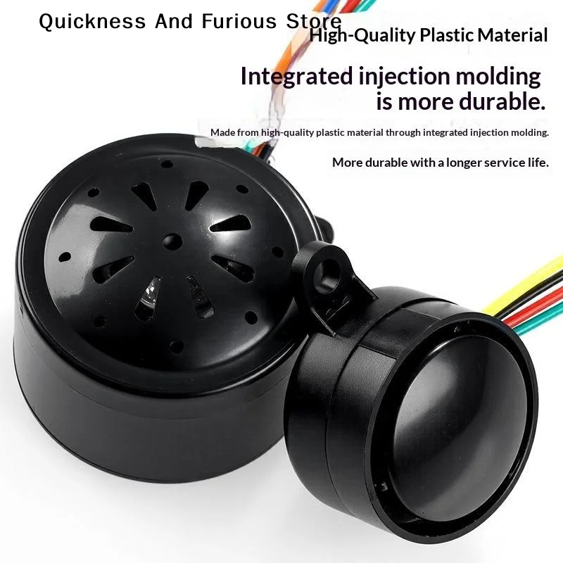 【MO】2/3/4 In 1 Universal Electric Vehicle Horn Turn Signal And Reverse Function Horn For Electric Bicycle Commuting Use