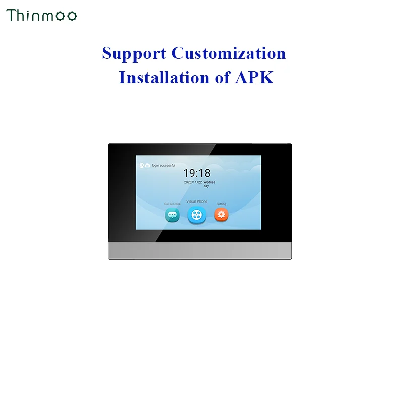 Community Home Indoor Visual Intercom Extension Direct Connection Unit Door Host No Installation, No Wiring Required