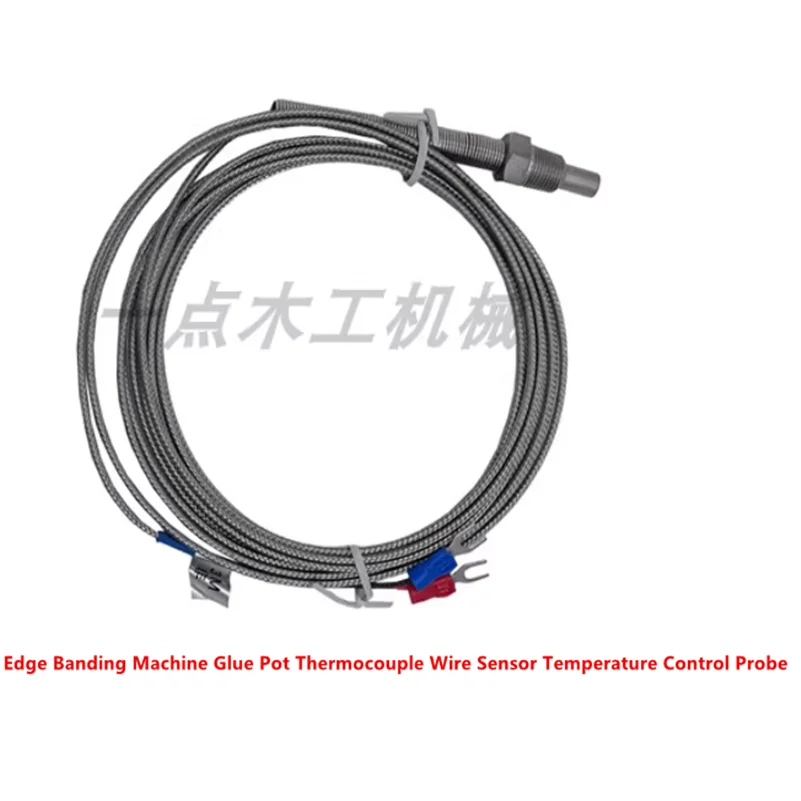 エッジバンディングマシン-グルーポット-熱電対ワイヤーセンサー-温度制御プローブ-タイプk-m6-125-m8-125-木工用-長さ2-3m
