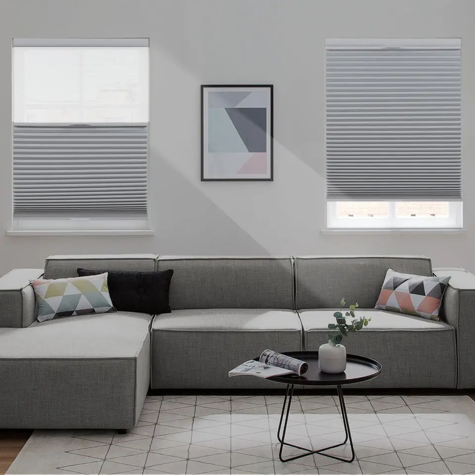 Best Seller Blackout Fabric Cellular Shades Cordless Day And Night Honeycomb Blinds For Window