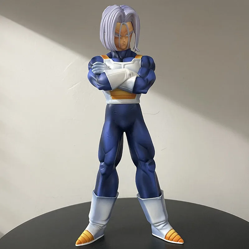 

DBZ Trunks Figura 30cm Dragon Ball Z with Two Heads Action Figurine Super Saiya Model Manga GK Statue Anime Peripheral Toys Gift