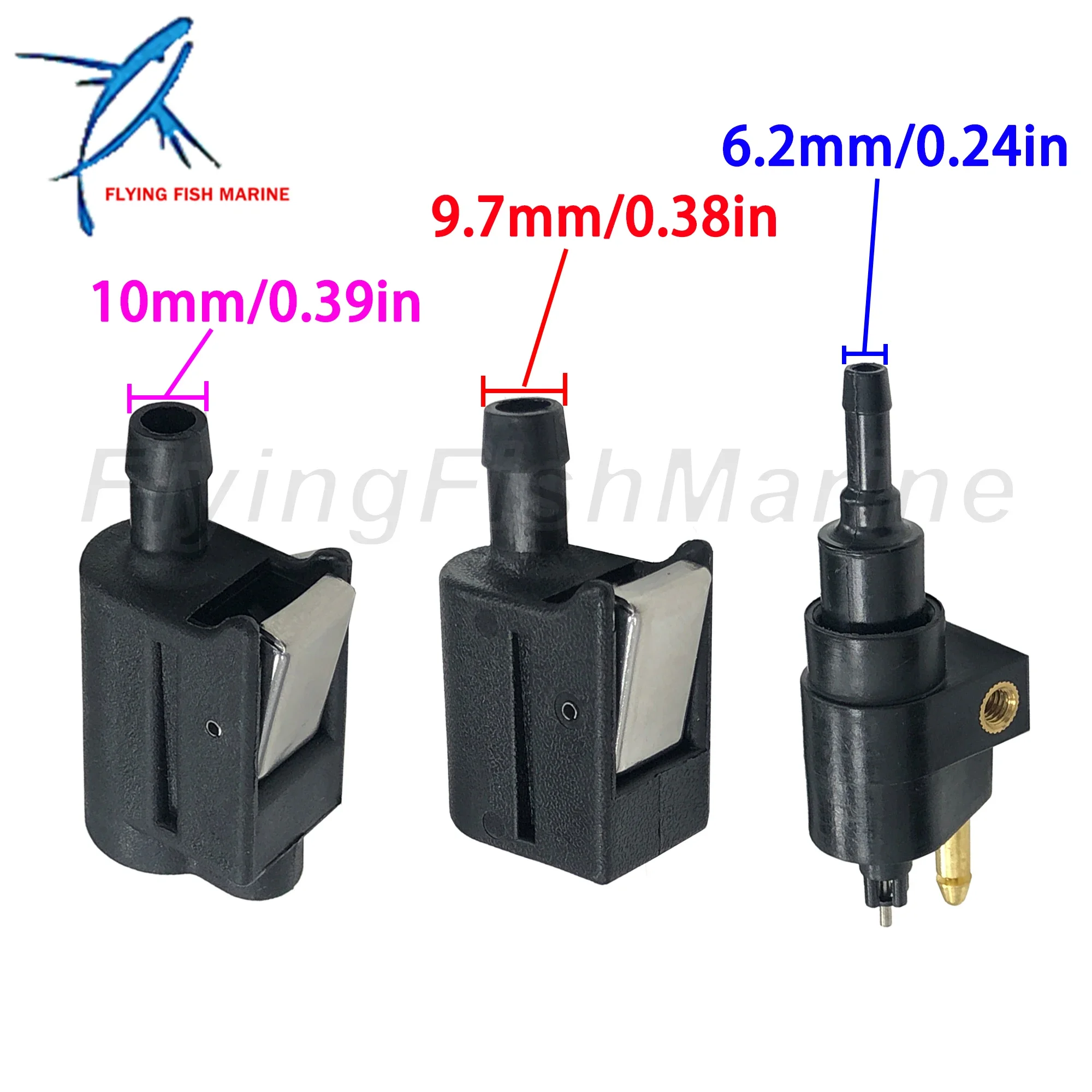 Outboard Motor 22-13563Q3 13563A3 13563T3 13563Q7 13563A7 13563T7 816856A3 Fuel Line Connector Fittings for Mercury 4HP-40HP
