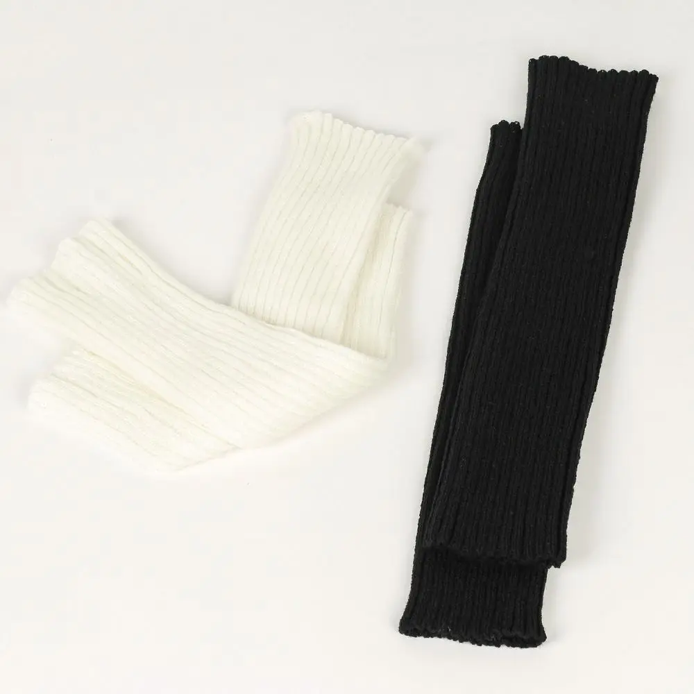 Halloween Costume Neon Ribbed Leg Warmers Y2K Harajuku Japanese Leg Covers Boot Socks Party Sports Yoga Knit Long Socks