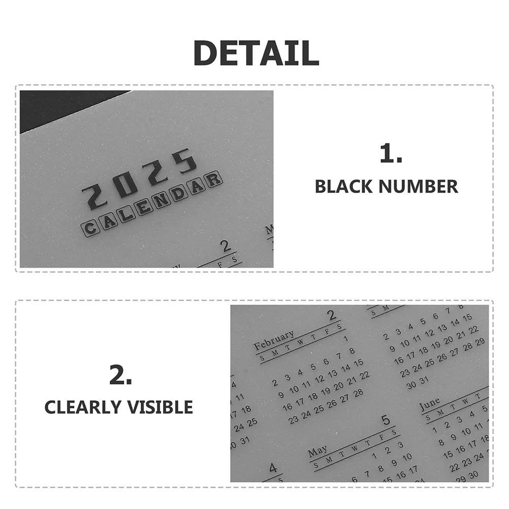 12 pezzi divisori per calendario smerigliato inserti separatore raccoglitore a fogli mobili perforato a 6 fori per ricarica agenda giornaliera 2025