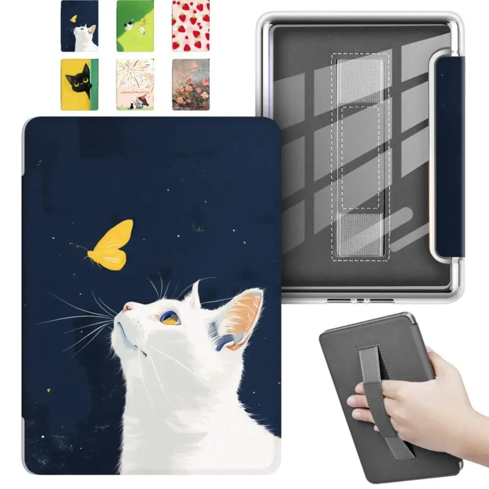 Hand Support 6 inch e-Reader Case Auto Wake/Sleep Acrylic Protective Shell Wear Resistant for Kindle 2024/2022 11th Generation