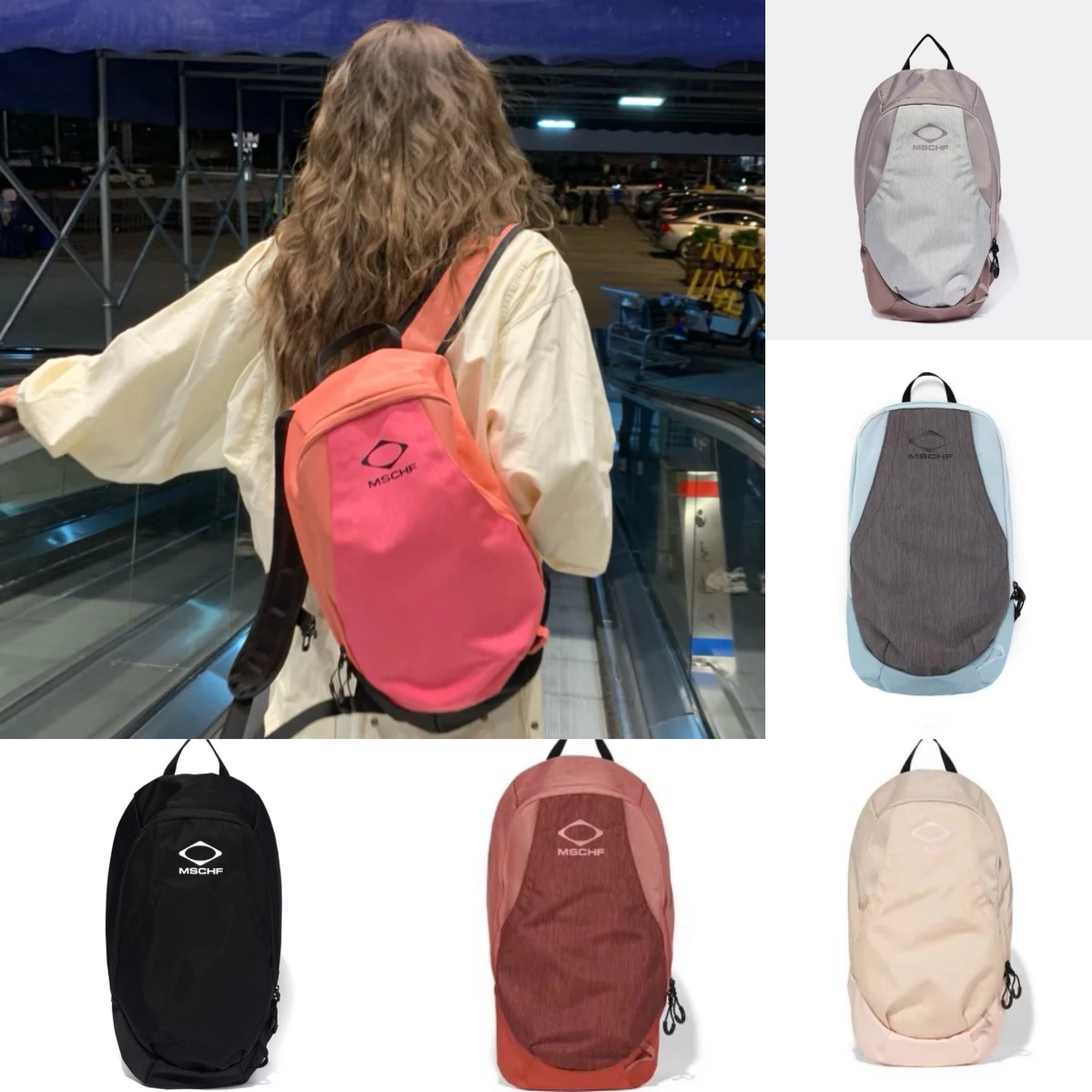 

Functionali Sports Diamond Color Blo Casual Travel Lightweight Hiking Double oulder Bag Nylon Material Spring Season