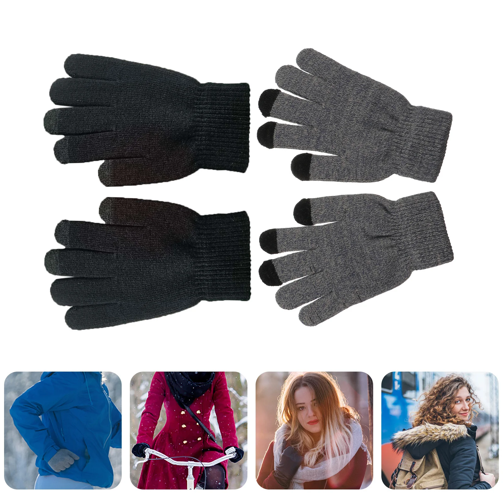 Рисунок 2 - теплые зимние перчатки на флисовой подкладке