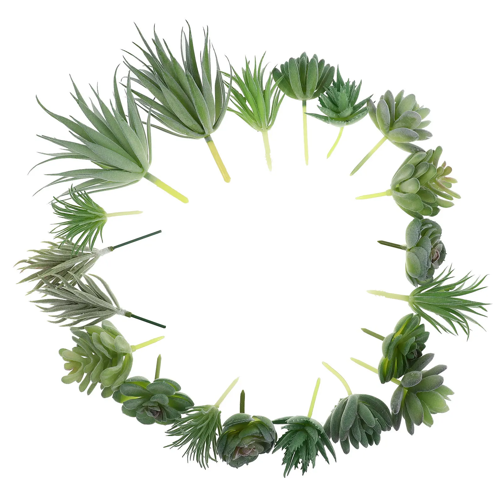 

20 шт. миниатюрных искусственных суккулентов в горшках, декоративные растения, реквизит для фотосессий, креативные украшения из суккулентов для DIY-проектов