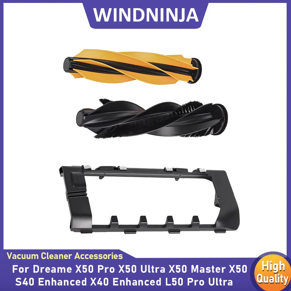 Langlebige Rollenbürstenabdeckung für Dreame X50 Pro, X50 Ultra, X50 Master, X50 S40 Enhanced, X40 Enhanced, L50 Pro Ultra Roboterstaubsauger-Ersatzteil