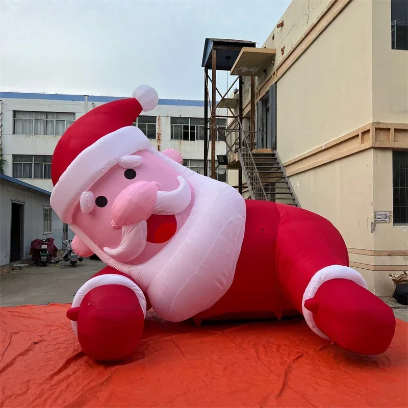 

New Building Props Outdoor Christmas Inflatables Holiday Event Decoration Inflatable Santa Clause Cartoon