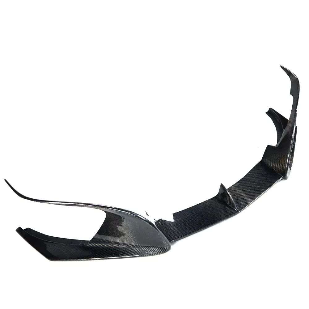 طقم الجسم الأمامي من ألياف الكربون الشفة الأمامية لـ I8 #2