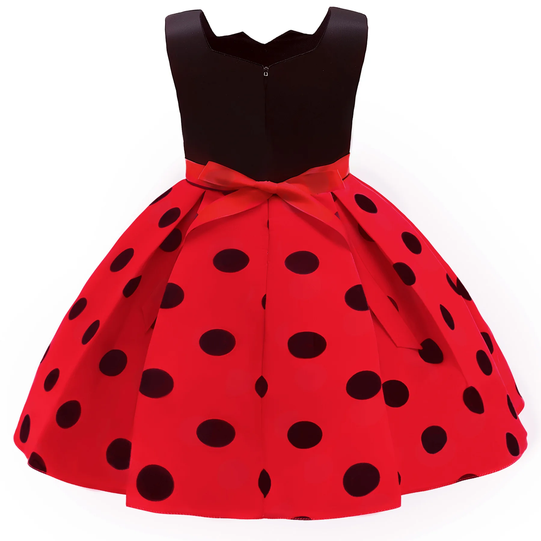 New Fancy Polka Dot Dresses for Girls, Carnival Costumes, Cosplay Clothes, Birthday Party, Evening Occasions, Halloween, Baby