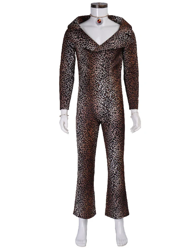 

Хэллоуин Забавный персонаж фильма Хост Пятая Косплей Второй игровой костюм Леопардовый принт Женский наряд Студенческий orm