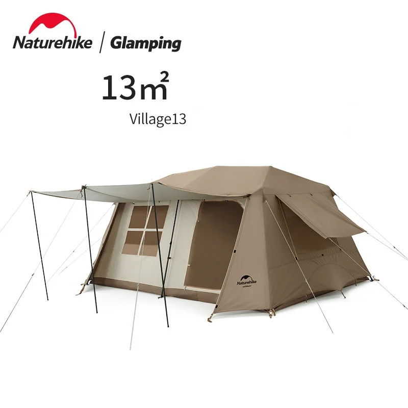 Naturehike-高級自動テントvillage13㎡,アウトドアキャンプ,防水日焼け