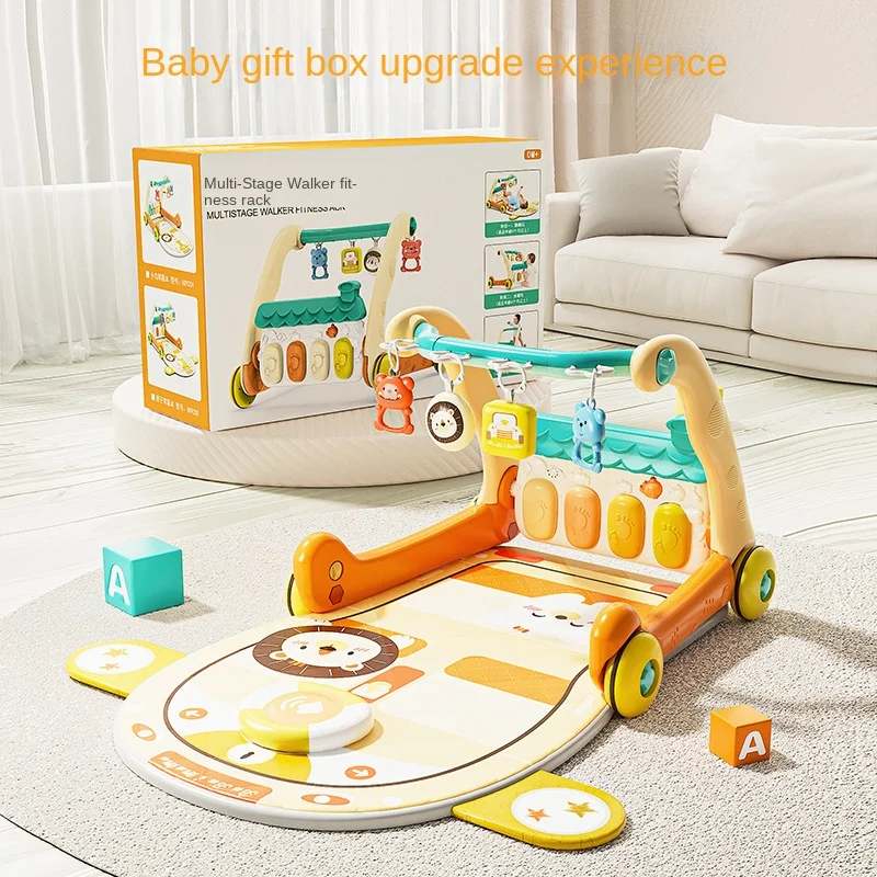 

Hxl Baby Pedal Piano Gymnastic Rack Early Childhood Educational Toys Toddler Two-in-One