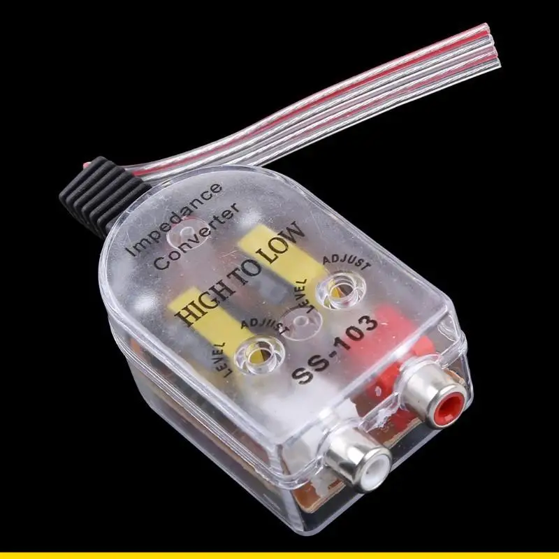 

Усиление автомобиля Szch Stereo RCA Динамик высокого до низкого уровня