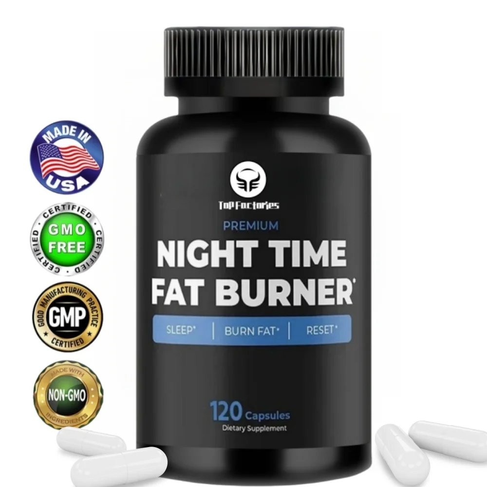 

Nighttime Fat Burner Shreds Fat While Sleeping | Abdominal Fat Burner, Carbohydrate Blocker, And Weight Loss Support Supplement