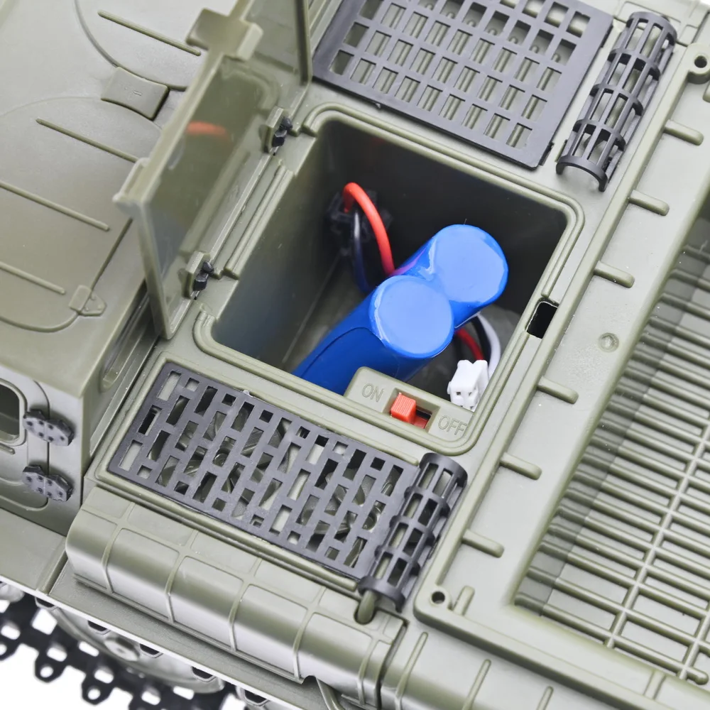 WPL E-1 1/16 RC Tank Toy 2.4G Super RC tank 4WD Crawler tracked remote control vehicle charger battle boy toys for kids children