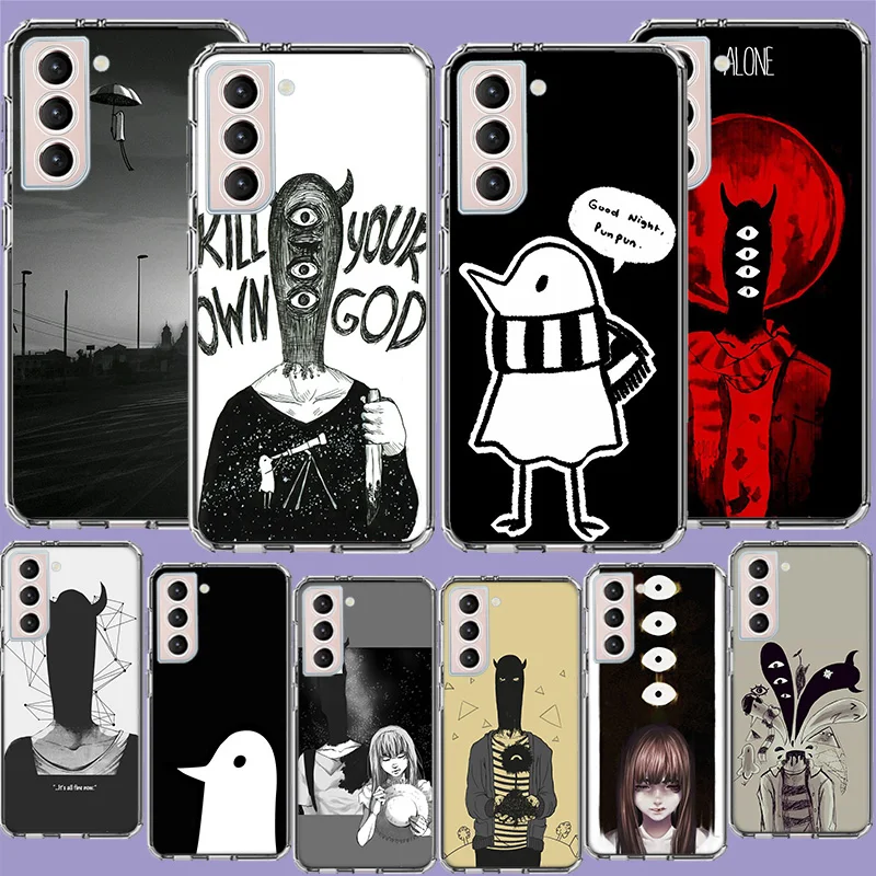 Oyasumi Punpun Phone Case For Galaxy A14 A24 A34 A54 Samsung A02S A12 A22 A32 A42 A52 A72 A13 A33 A53 5G A03 A03S A23 A73 A20S C