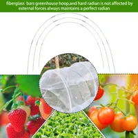 Gardening Small Arch Shed Support Frame Vegetable Garden Greenhouse Fiberglass Support Rod