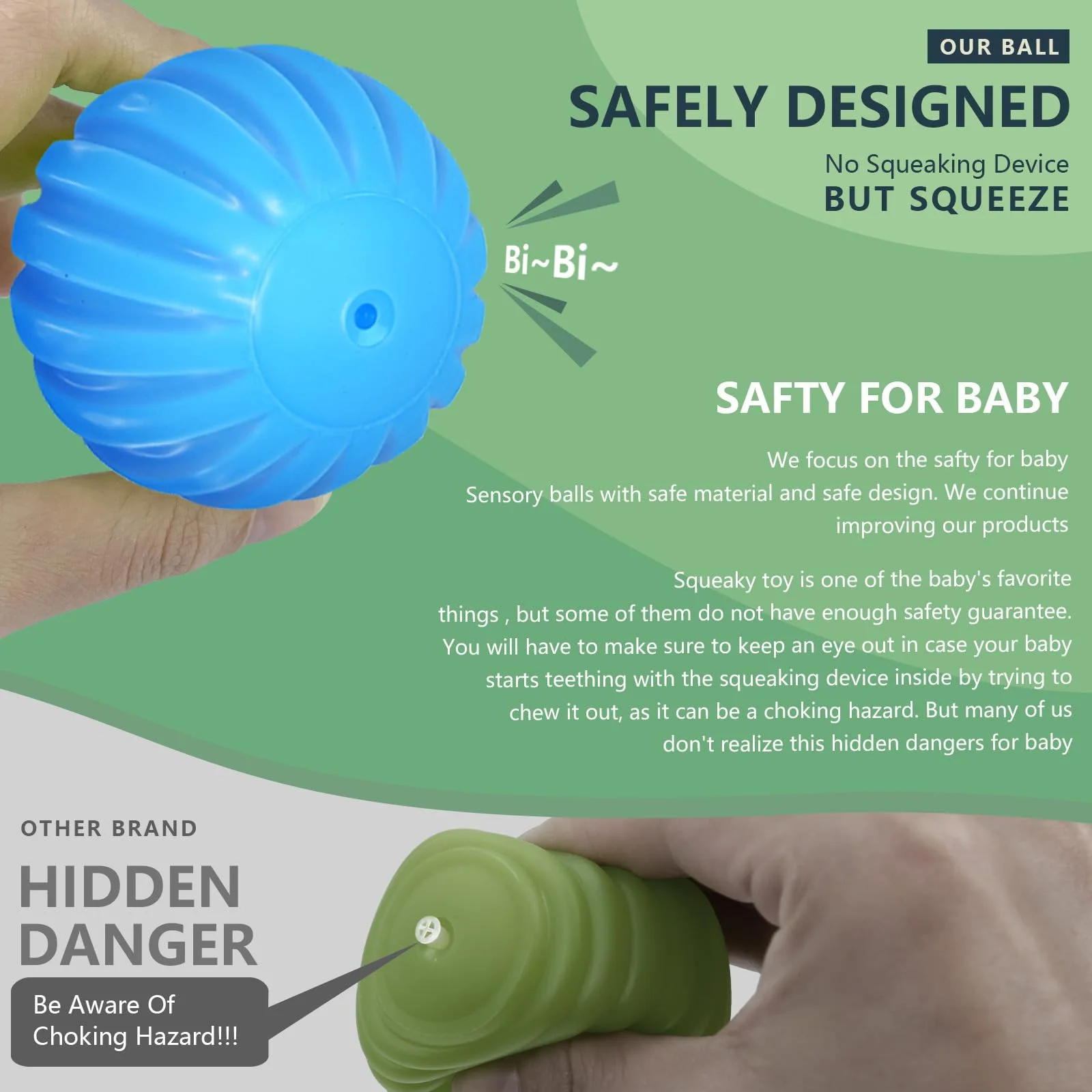 Baby Touch Balls Set Montessori Sensory Toys for 0-12Month Grasping Items for Tactile Sense Early Development Newborn Gift