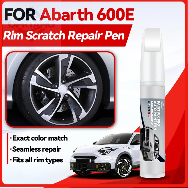 Bolígrafo de Pintura para Reparación de Ruedas de Coche, para FIAT Abarth 600E 2024-2025, Accesorios para Reparación de Arañazos de Pintura, Rojo 159 Wh