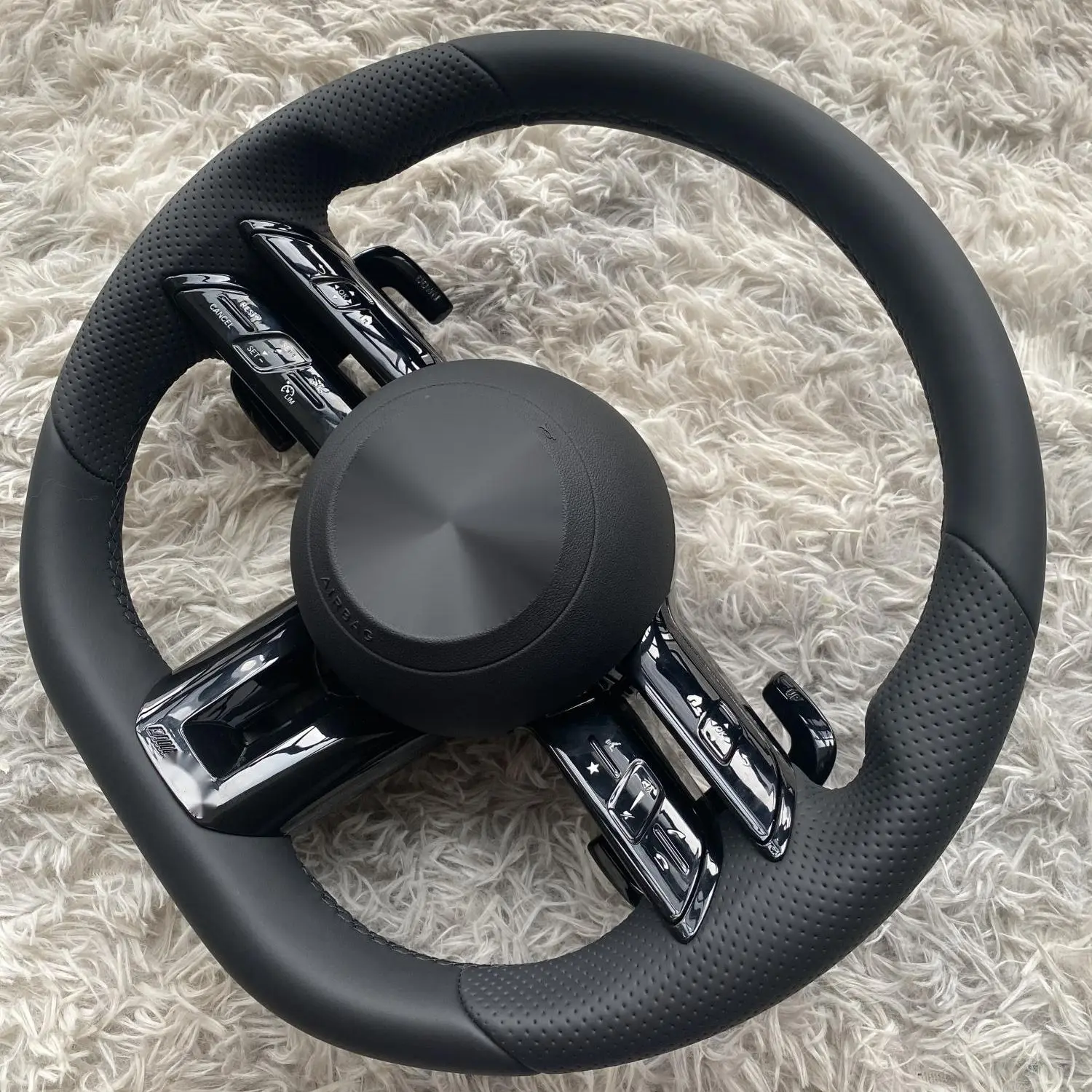 

AMG Steering wheel for Mercedes-Benz AMG GT W190 C190 W205 C205 W166 W167 W177 W213 W217 C217 W222 W223 W253 W257 W292 W463 W464