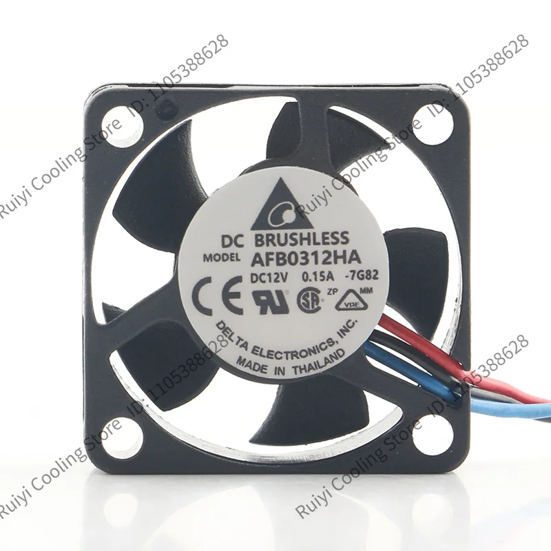 Delta 5V 24V 48V DC12V 0.15A AC EC 3010 30X30X10MM 3CM double ball velocity measurement projector AFB0312HA-7G82-MM cooling fan