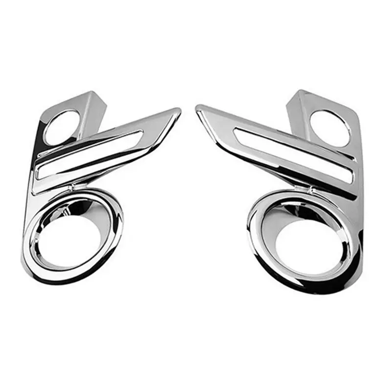 ABHX-Car Chrome Front Fog Light Lamp Cover Trim Foglight Bezel Decoration Frame Replacement Accessories For Toyota Raize 200 Ser