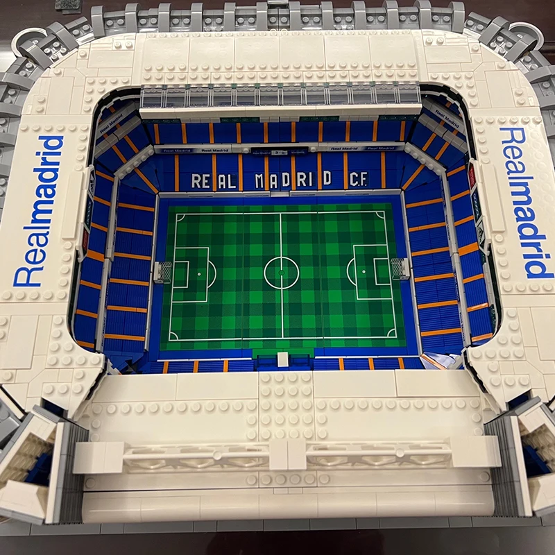 10299 5876pcs Ideas Famous Santiago Bernabeu Stadium Real Madrid Moc Bricks Modular Landmark Model Building Block Kids Toy Gifts