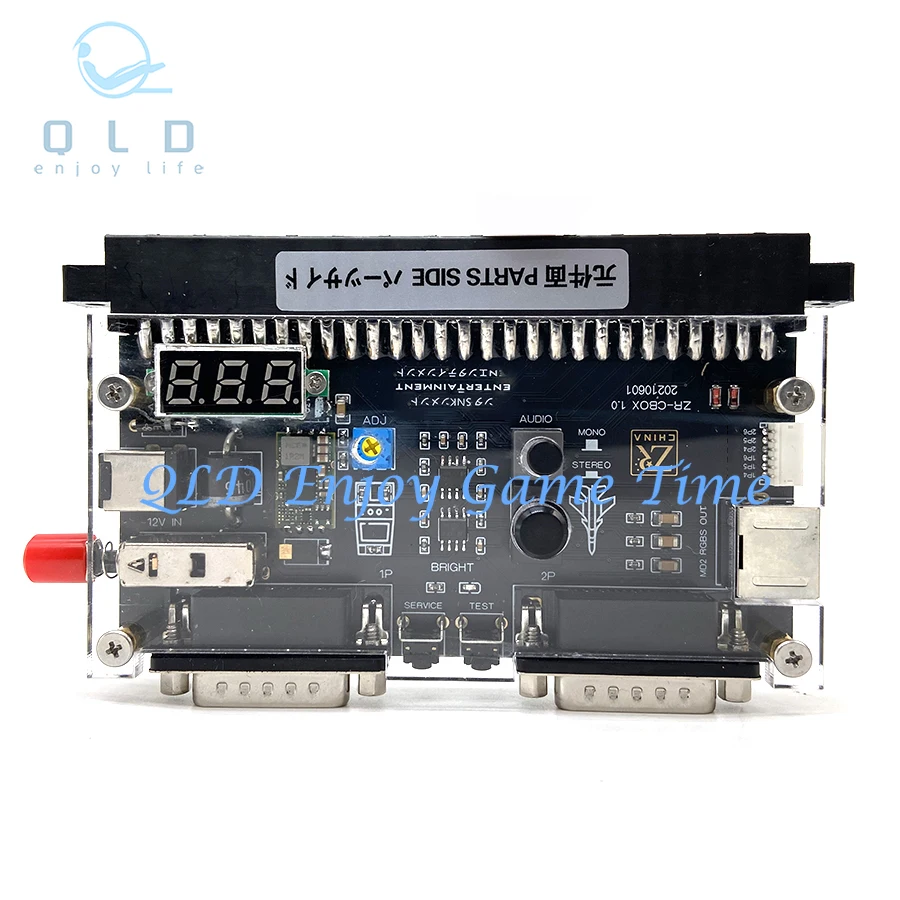 Immersion Gold Version Supergun Jamma Cbox, Snk Neogeo Mvs Converter, RGBS/SCART, DB15 Gamepad for Retro Arcade Game Base Board