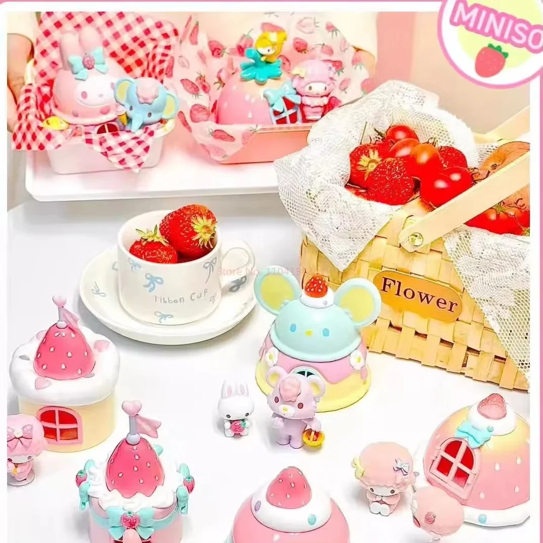 

In Stock Sanrio My Melody Kawaii Anime Figure Amd My Sweet Piano Play House Series Blind Box Model Collectible Cartoon Decor Toy