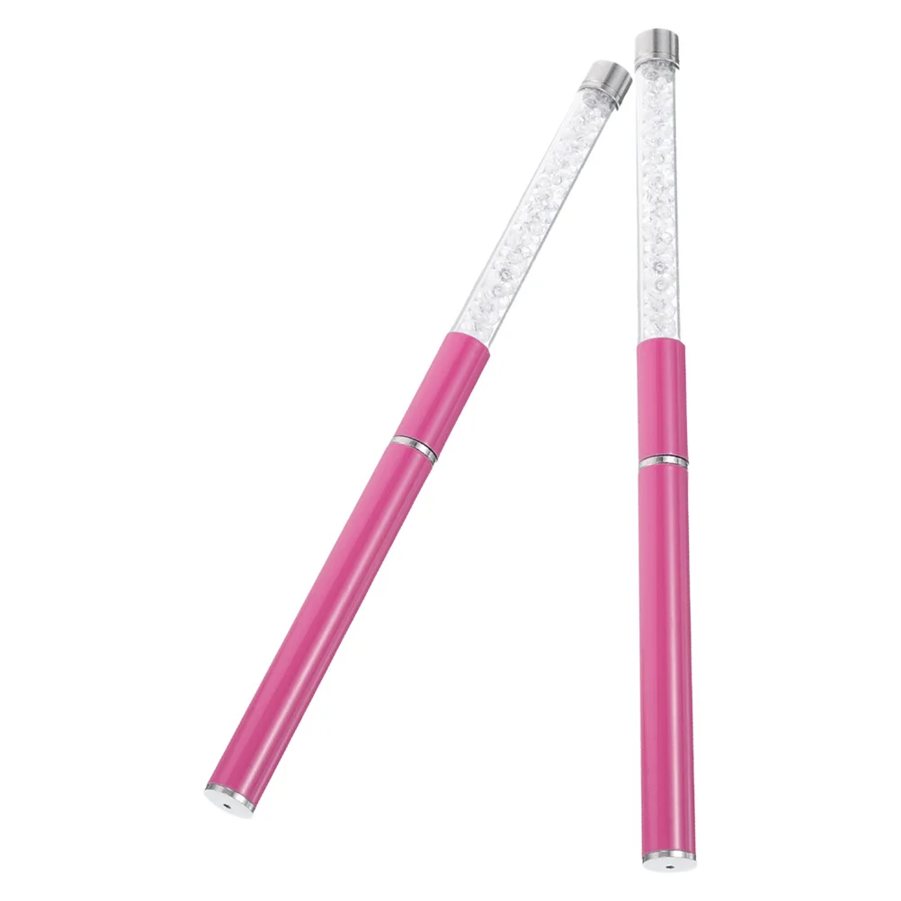 2Pcs Nail Polishing Pen Multifunctional Manicure Tool for Nail Care Buffing Dead Skin Removing Perfect for Home Salon
