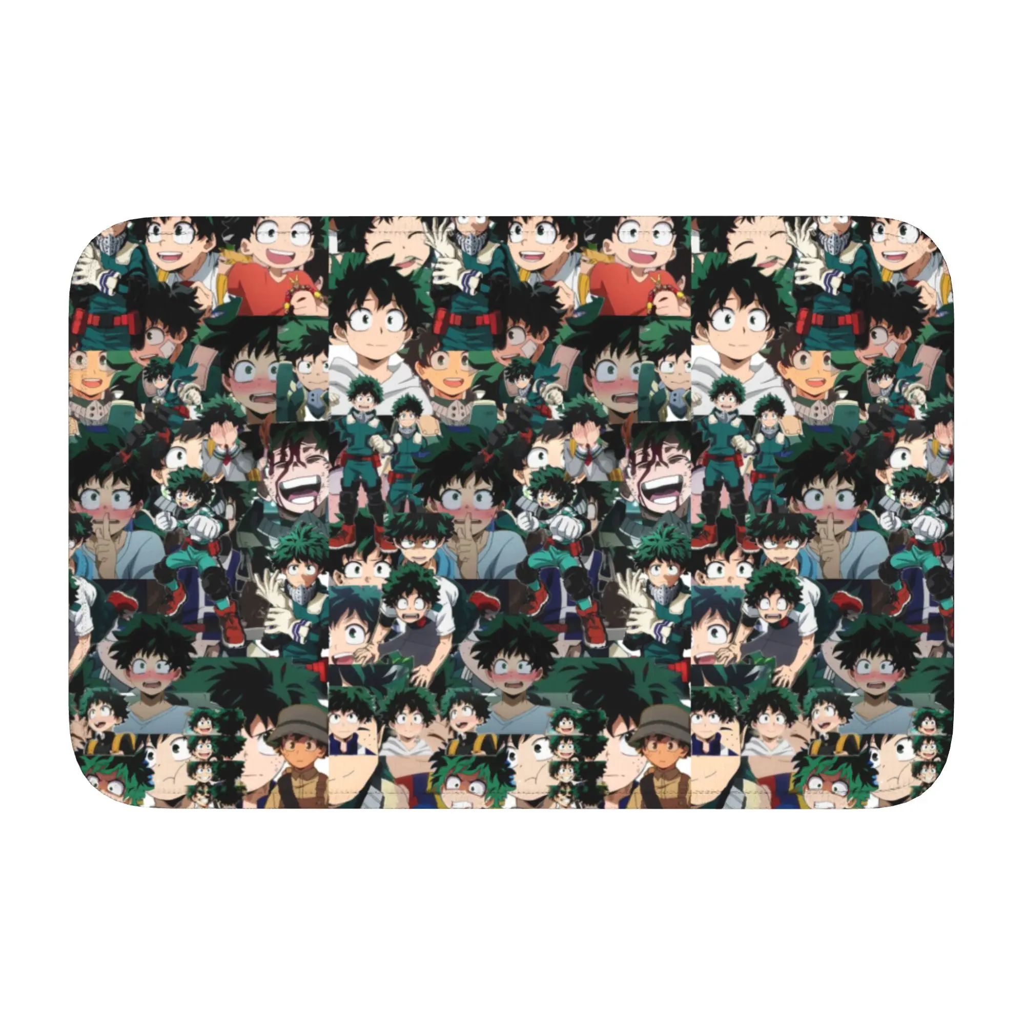 Custom My Hero Academias Front Door Mat Anti-Slip Indoor Welcome Quick Dry  Doormat Living Room  Entrance Rug Carpet Footpad