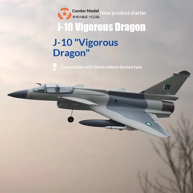 

Радиоуправляемая модель самолета SH-EAGLE J-10 Vigorous Dragon, истребитель-тренер, с двигателями EDF 50 мм и 64 мм, совместимая с радиоуправляемыми самолетами с фиксированным крылом, для любителей.