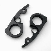 1pc 2 Types Knife Handle Aluminum Signet Ring Back Spacer For Genuine Spyderco C81 Paramilitary 2 C223 Para3 Knives Quick Hook