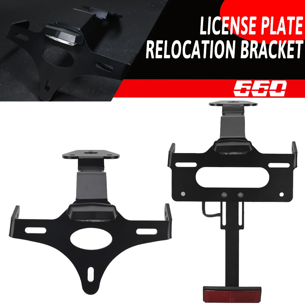 

For Tiger 660 Sport 2022-2025 Rear License Plate Holder Bracket with Light Tail Tidy Fender Eliminator Accessories Motorcycle