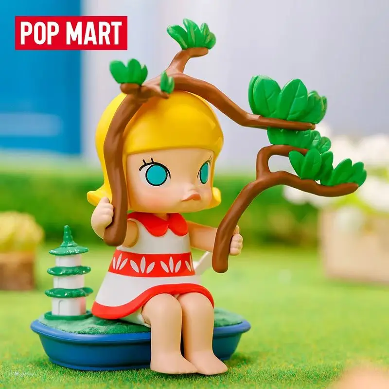 

POP MART A Boring Day с Molly Series Blind Box Toys Guess Bag Mystery Box Mistery Caixa Фигурка Surpresa Cute Birthday